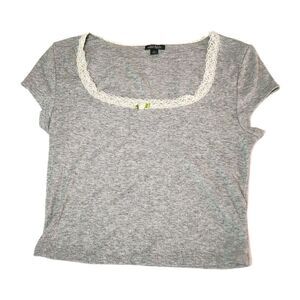 Wild Fable Coquette Rosebud Lace Top – Women’s Size M, Short Sleeve Babydoll